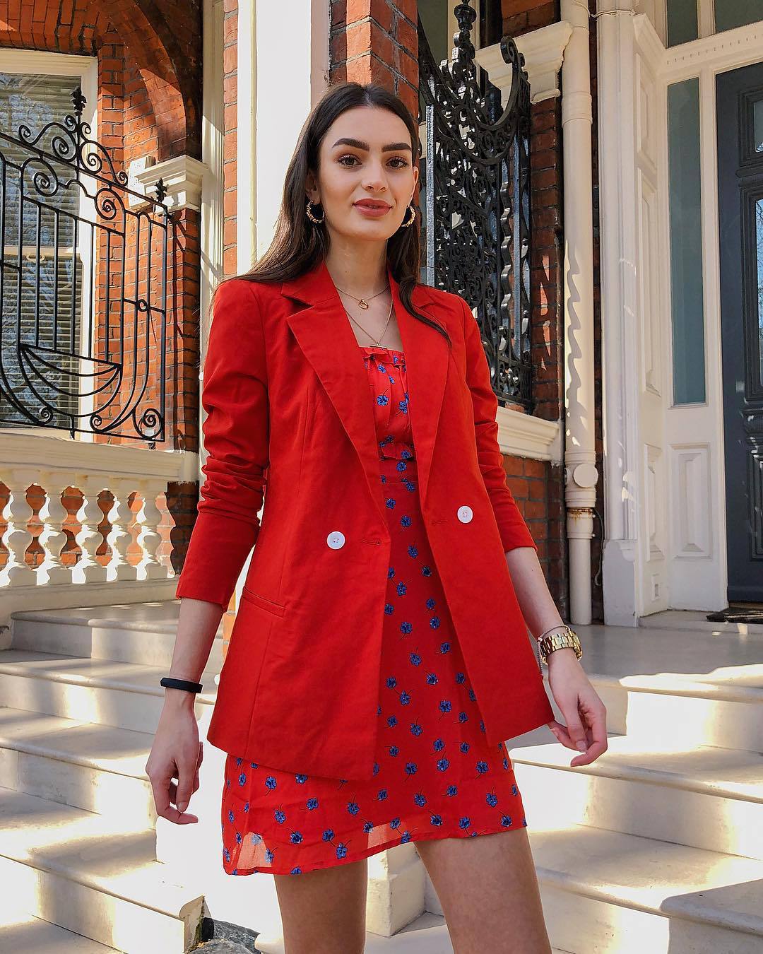red short jacket for dress