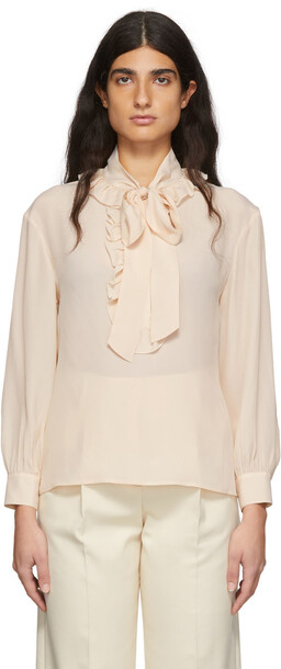 See by Chloé See by Chloé Beige Silk Blouse