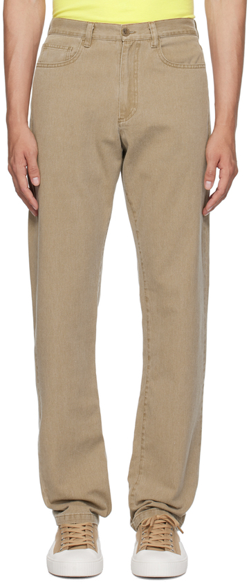 a.p.c. a.p.c. taupe standard jeans