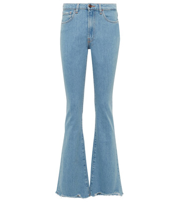 3x1 N.y.c. Farrah mid-rise flare jeans in blue