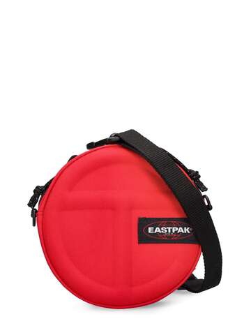 EASTPAK X TELFAR Telfar Nylon Circle Bag in red