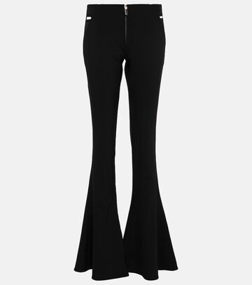 jean paul gaultier x knwls cutout flared pants in black