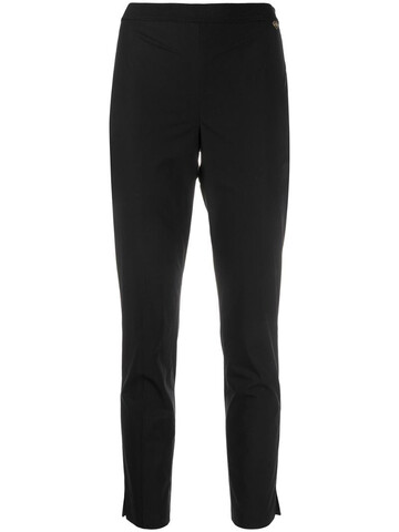 Twin-Set cropped skinny trousers in black