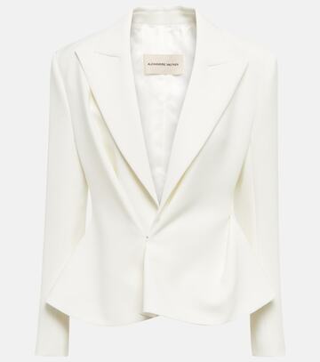 Alexandre Vauthier Cropped blazer in white