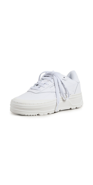 Reebok Club C Double Geo Sneakers in white