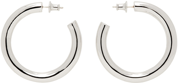 numbering silver #7013l earrings