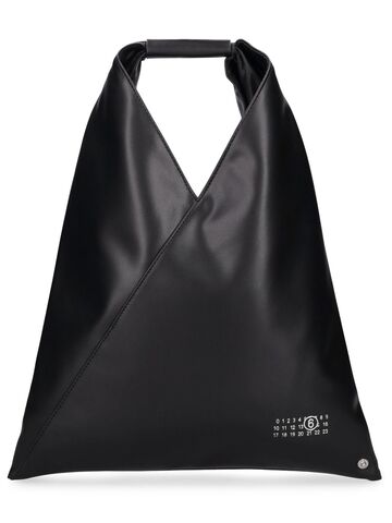 mm6 maison margiela small japanese top handle bag in black