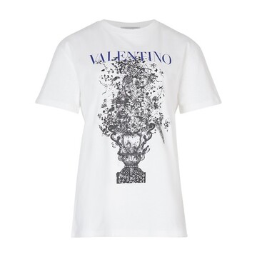 Valentino Printed t-shirt in bianco
