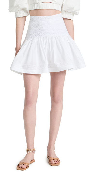 Silvia Tcherassi Pessio Skirt in white