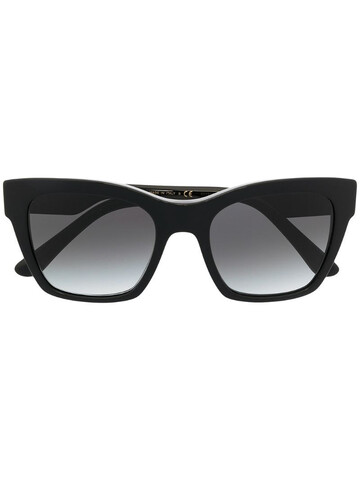 dolce & gabbana eyewear square-frame sunglasses in black