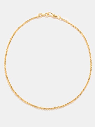 otiumberg - locked 14kt gold-vermeil necklace - womens - yellow gold