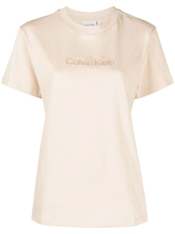 calvin klein hero logo-print t-shirt - pink