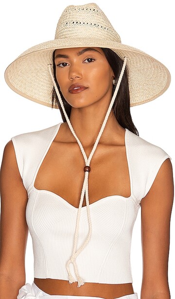 lack of color the vista hat in nude in natural / white