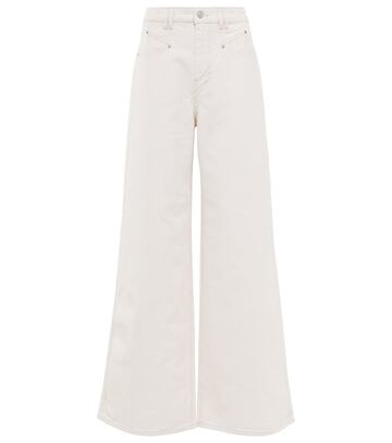 Isabel Marant Lemony wide-leg denim jeans in white