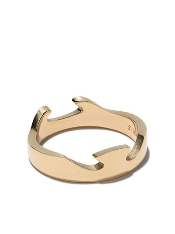 Georg Jensen 18kt yellow gold Fusion End ring