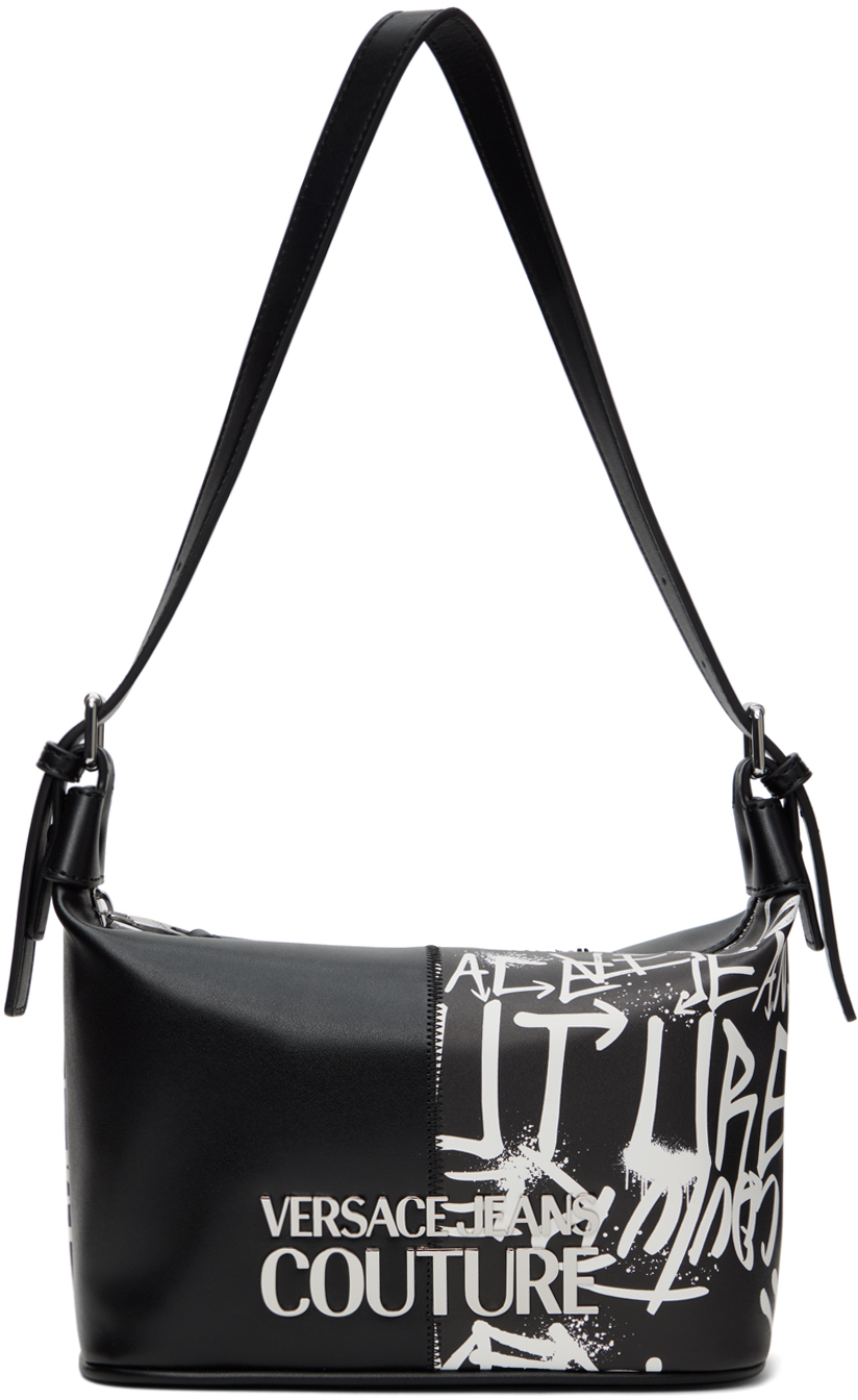 Versace Jeans Couture Black Graffiti Bag