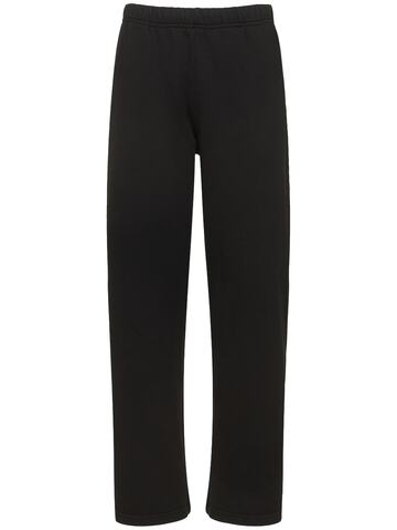 LES TIEN Classic Cotton Sweatpants in black