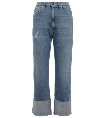 3x1 N.y.c. Claudia Extreme high-rise straight jeans in blue