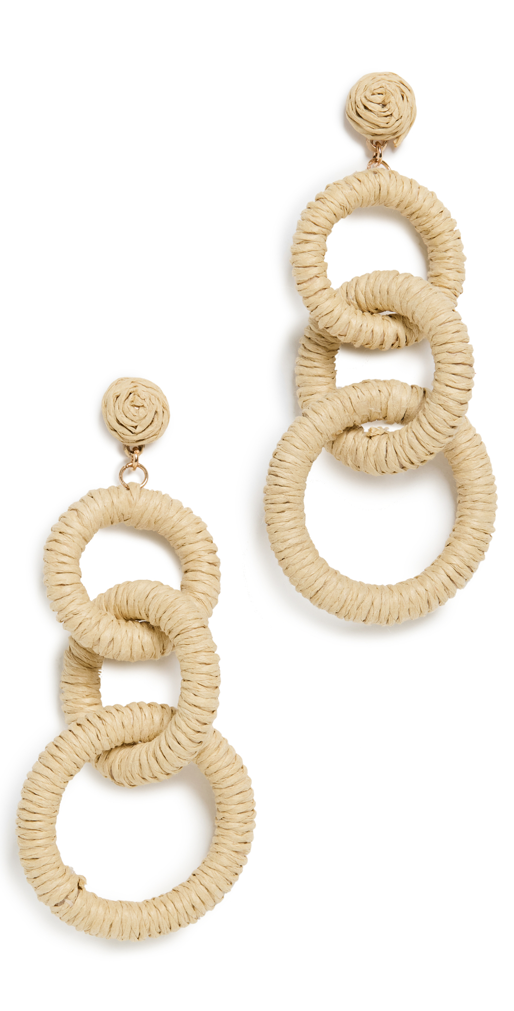 SHASHI Kamalei Earrings in ivory