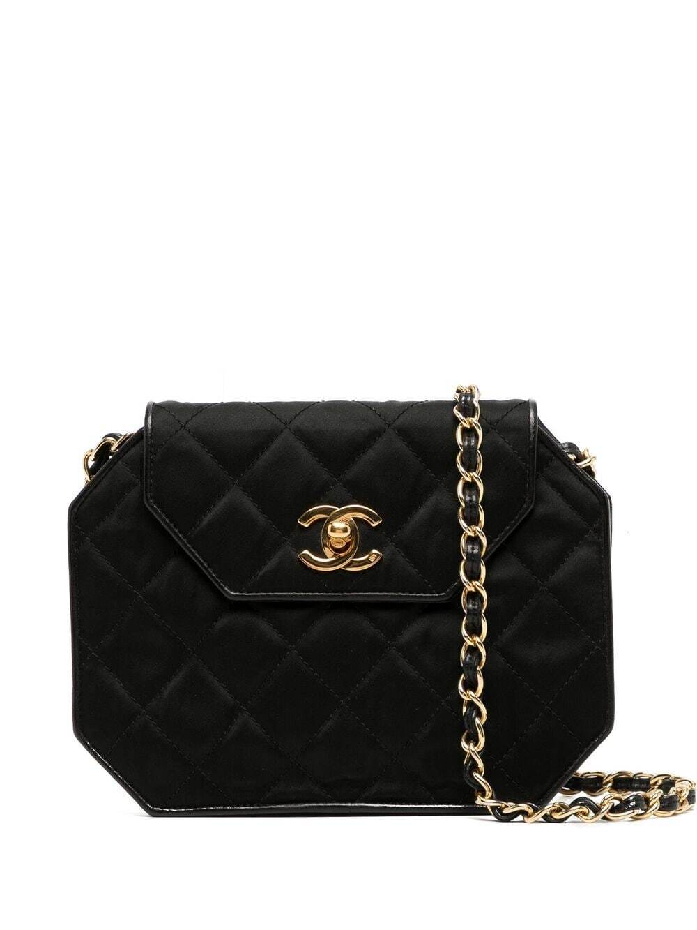 Chanel Pre-Owned 1990s CC Turn-lock shoulder bag - Black