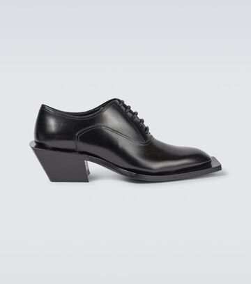 dolce&gabbana leather loafers in black