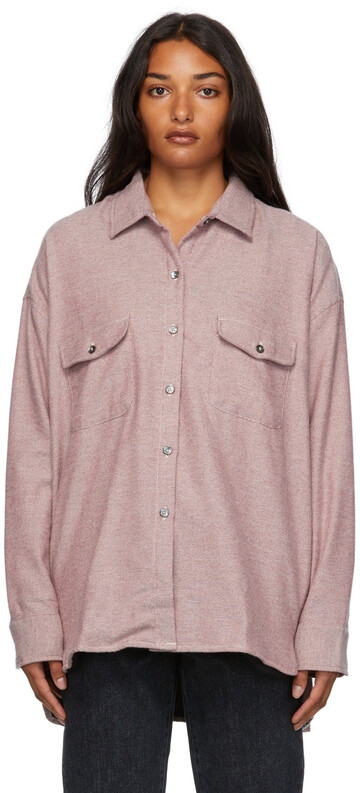 6397 Flannel Lined Shirt in pink