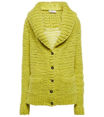 Gabriela Hearst Moses cashmere and wool cardigan in green
