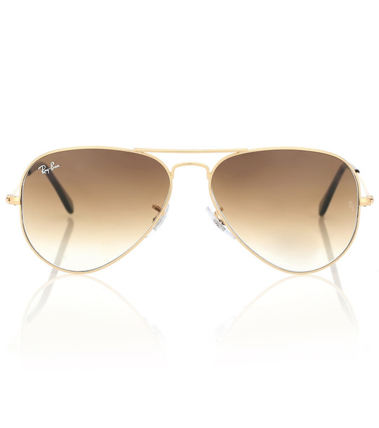 Ray-Ban RB3025 aviator sunglasses in brown