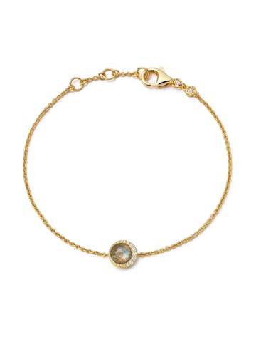 astley clarke gold luna gemstone-detail bracelet