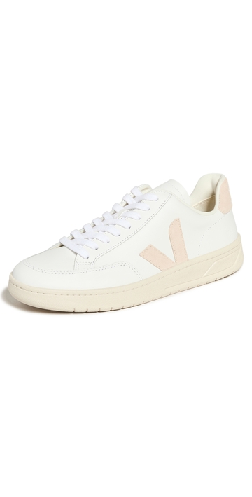 veja v-12 leather sneakers extra white/sable 41
