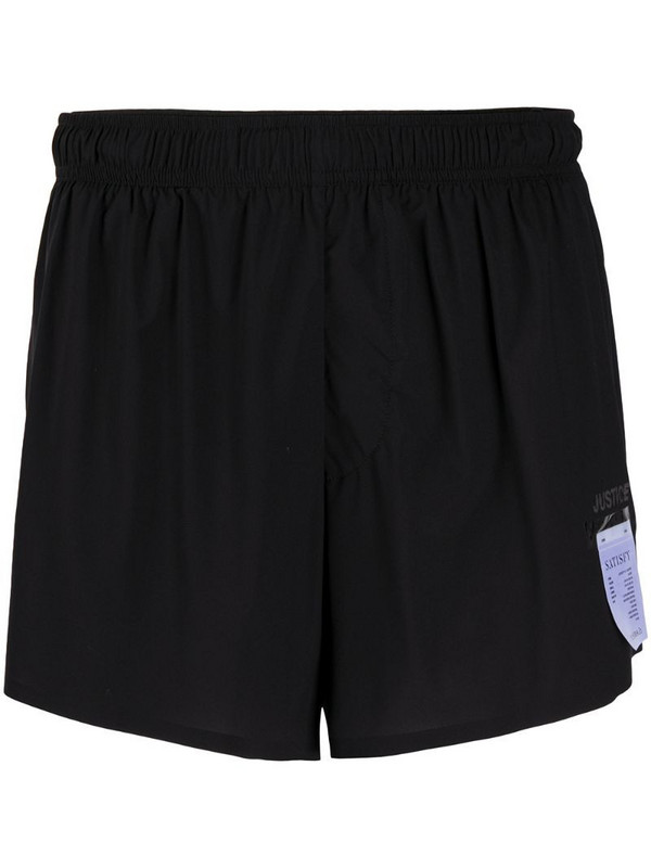 Satisfy 2.5 Justice track shorts in black