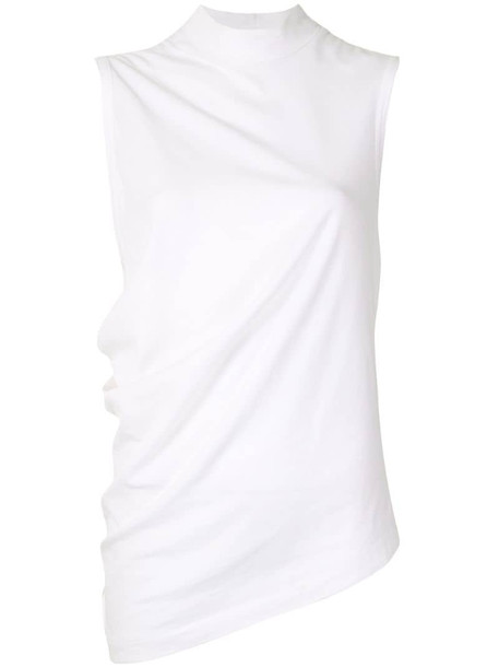 Comme Des Garçons Pre-Owned twisted sleeveless top in white