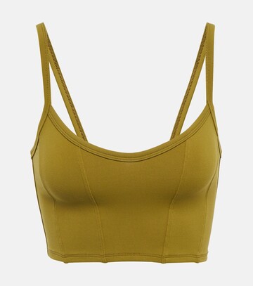 live the process prism sports bra in green