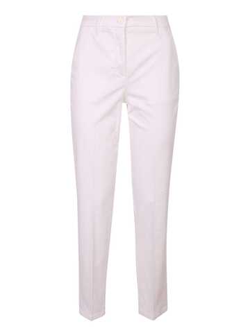 Jacob Cohen Slim Cropped Trousers in white