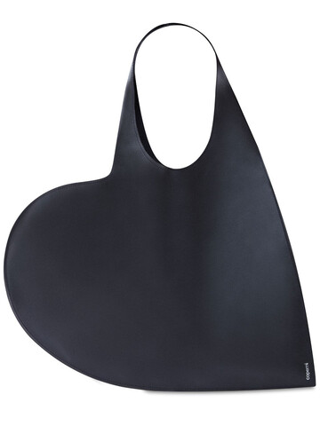 COPERNI Heart Leather Shoulder Bag in black