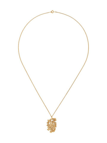 LOVENESS LEE dog Chinese zodiac necklace in gold