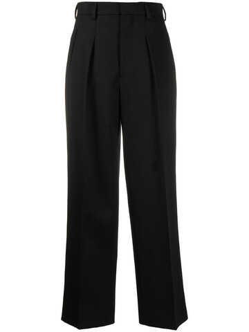 AMI Paris straight-leg tailored trousers in black