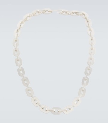 jil sander chain necklace in silver
