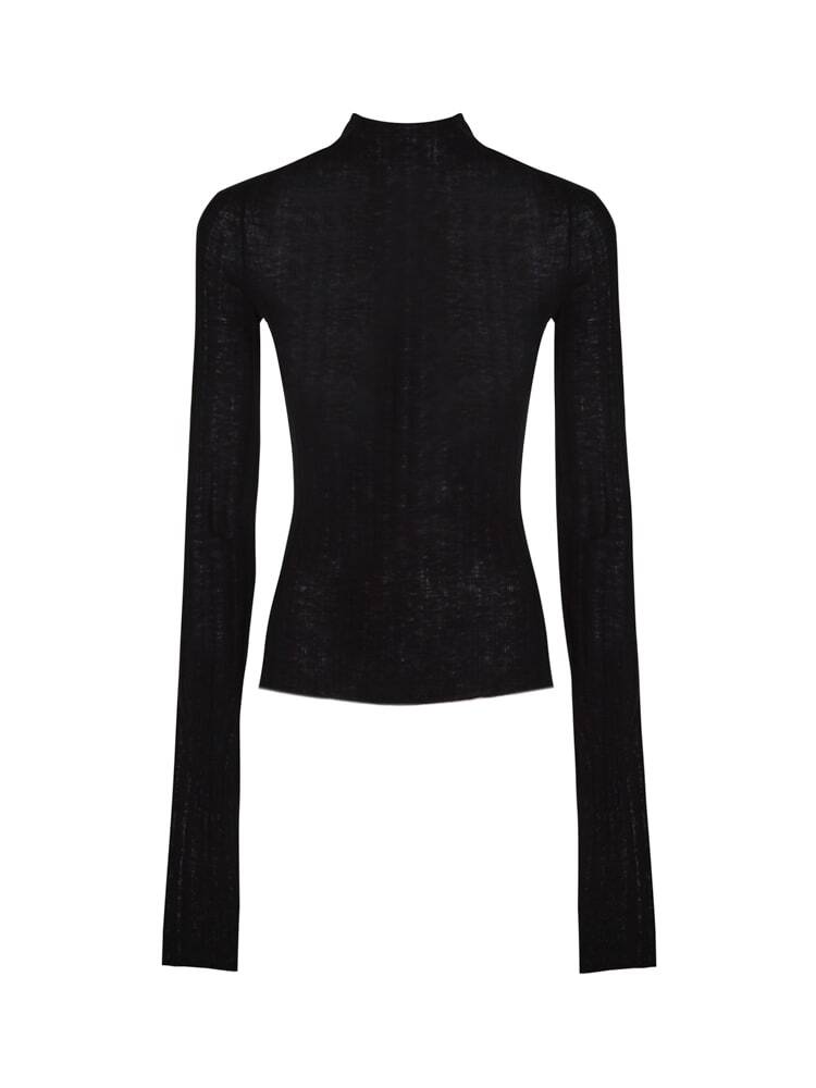Max Mara Madison Wool Sweater in black