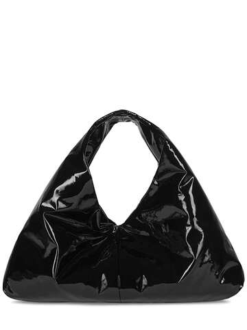 KASSL EDITIONS Small Anchor Oil Lacquered Cotton Bag in black