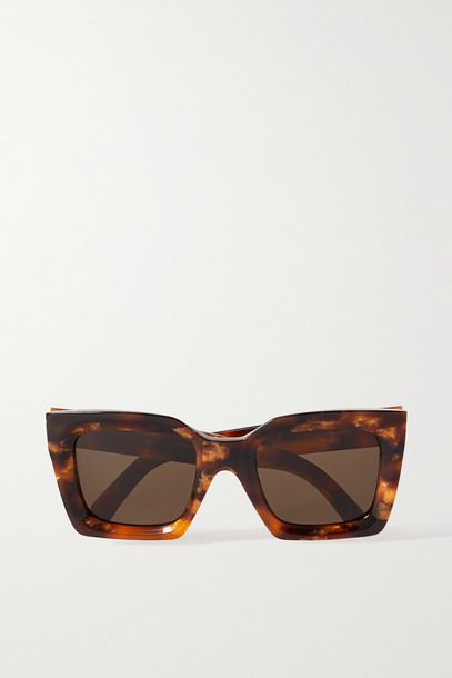 CELINE EYEWEAR - Square-frame Tortoiseshell Acetate Sunglasses - one size