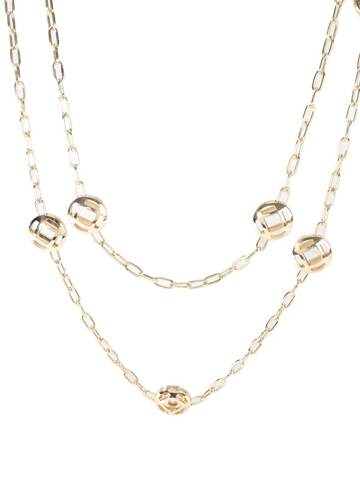 cartier pre-owned 18kt yellow gold pasha necklace