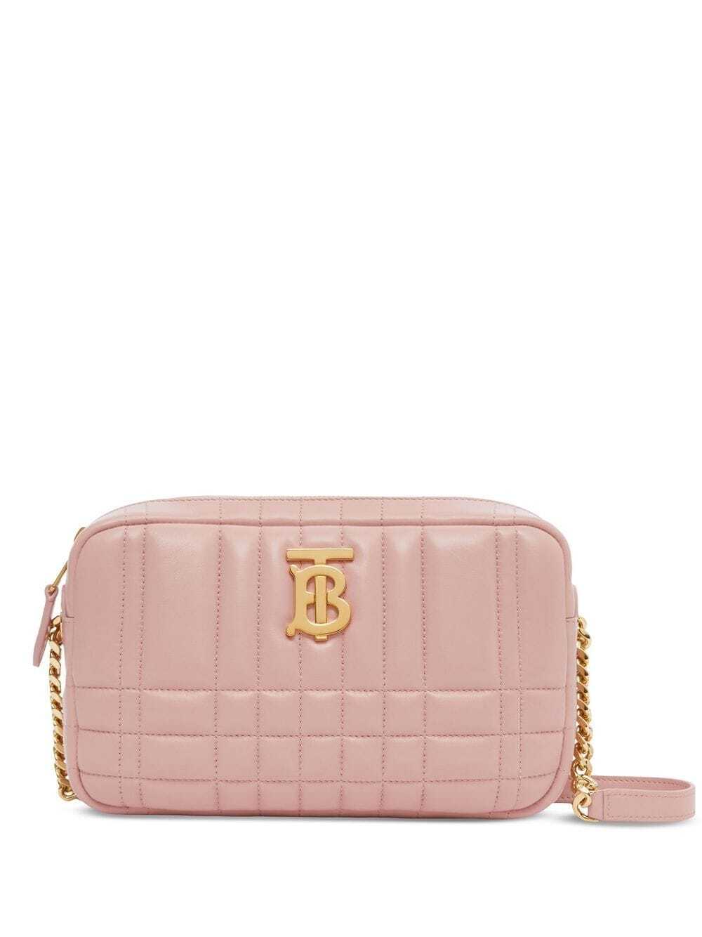 Burberry Lola quilted leather camera bag - Pink