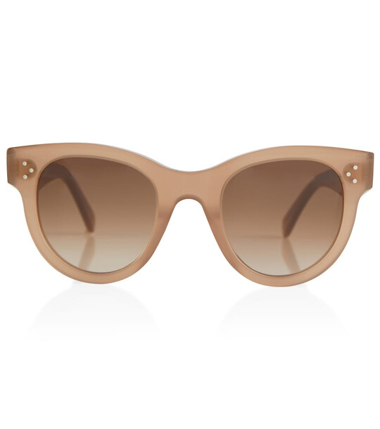 CELINE Eyewear D-frame acetate sunglasses in brown