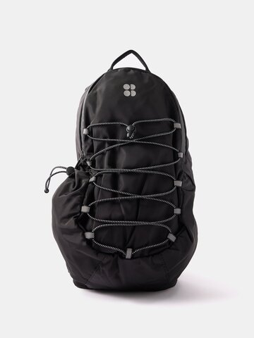 sweaty betty - commuter recycled-fibre backpack - womens - black