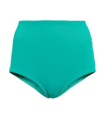 karla colletto basics high-rise bikini bottoms in blue
