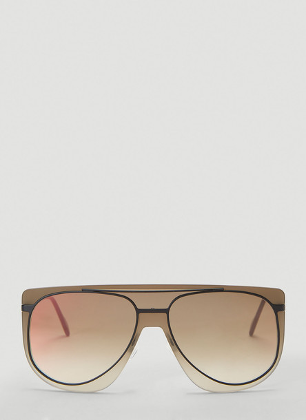 Andy Wolf Berthe Sunglasses in Brown size One Size