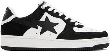 bape black & white sta #1 sneakers