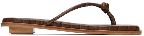 LÉMÉLS Brown Rope Sandals