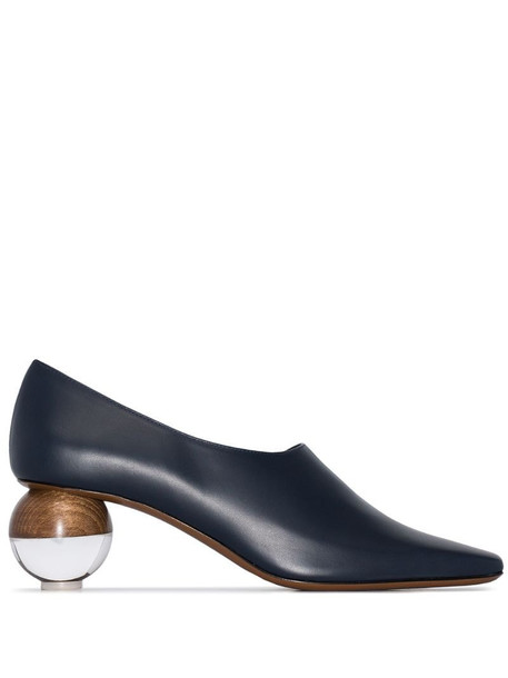 NEOUS Orchis spherical-heel pumps in blue